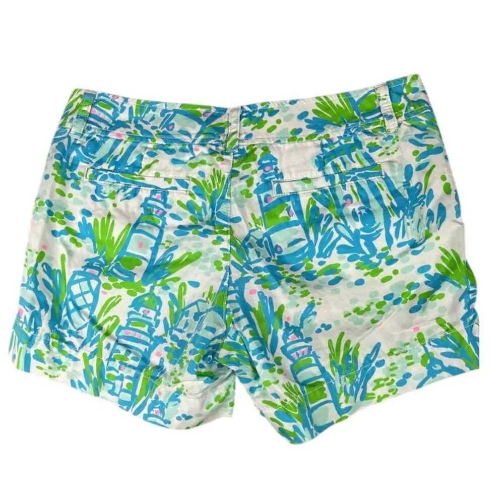Lilly‎ Pulitzer Callahan Short, women's size 2, feminine, floral, 100% cotton